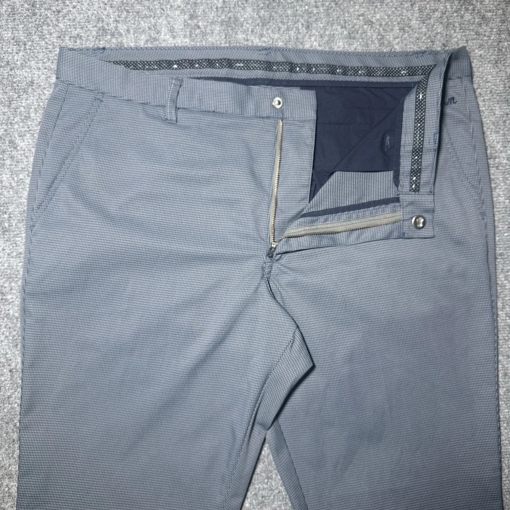 Bonobos Maide Golf Pants Men 38x31.5 Houndstooth Performance Chino Slim Straight